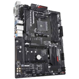 GIGABYTE B450 Gaming X, a Gaming Motherboard with Hybrid Digital PWM, NVMe PCIe Gen3 x4 M.2, RGB Fusion 2.0